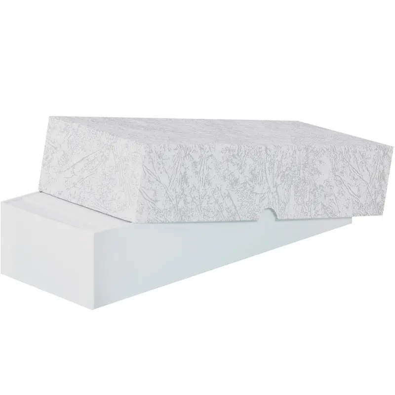 10 x 3 1/2 x 2 Rigid 2-pc Set-Up Carton  100/Case