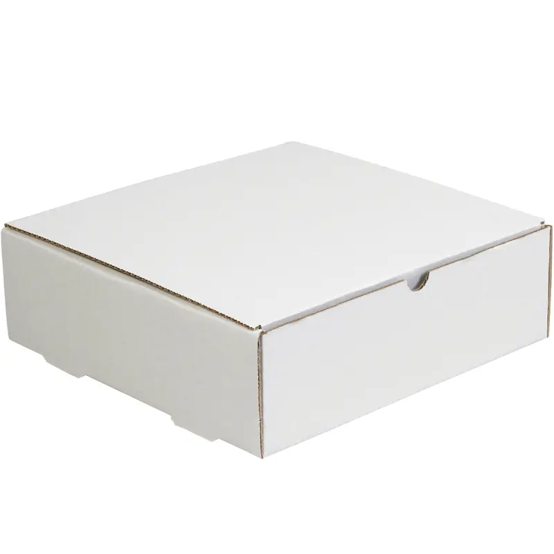 11 1/2 x 11 1/2 x 3 3/4 White Literature Mailers 50/Bundle