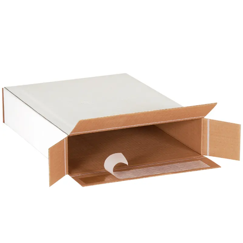 11 1/4 x 3 x 15 1/8 Side Loading Self Seal White Mailer  25/Bundle