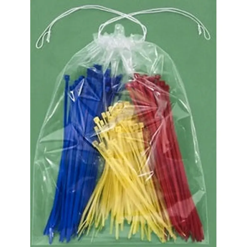 12 x 18 (2 mil) Clear Double Drawstring Bags 1000/Case