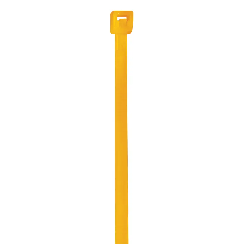 11" (50 lb Tensile) Fluorescent Orange Cable Ties 1000/Case