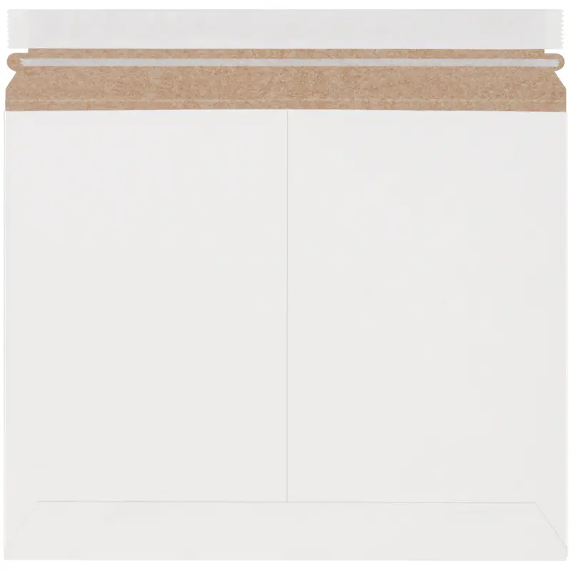 12 1/4 x 9 3/4 Self-Seal White Rigid Mailer 100/Case