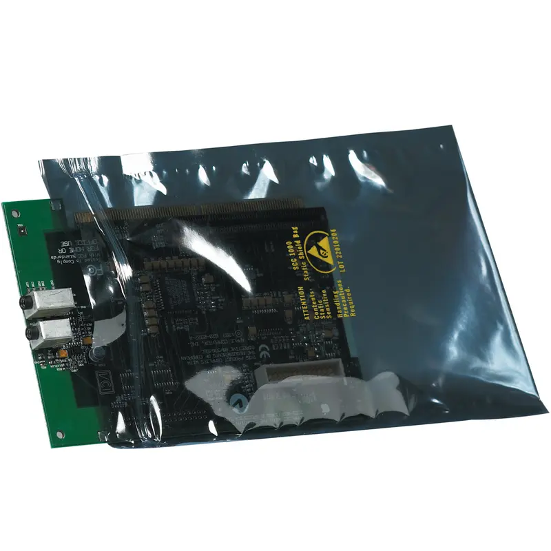 12 x 12 Reclosable Static Shielding Bags - Printed 100/Case