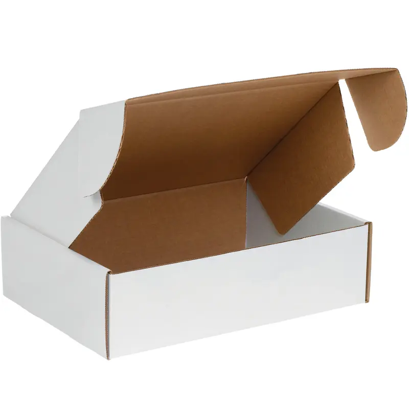 14 x 10 x 4 White Deluxe Literature Mailers  50/Bundle