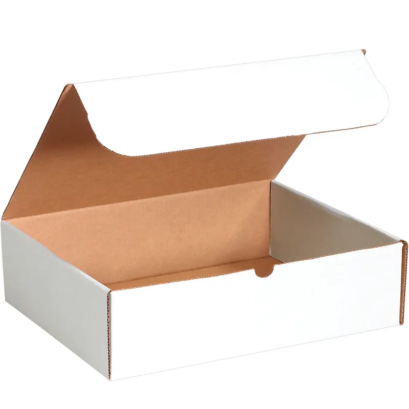 14 x 14 x 4 White Literature Mailers  50/Bundle