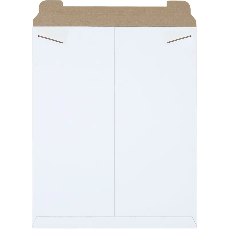 17 x 21 White Rigid Mailer 100/Case