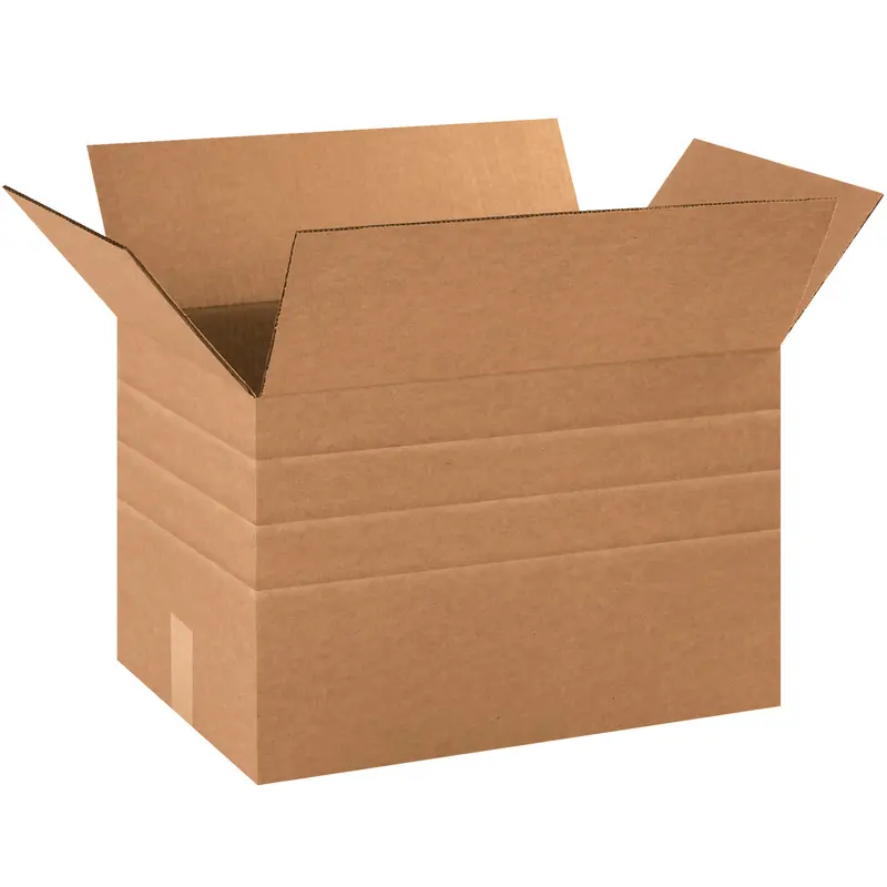 18 x 12 x 12 Multi Depth Corrugated Boxes 25/Bundle