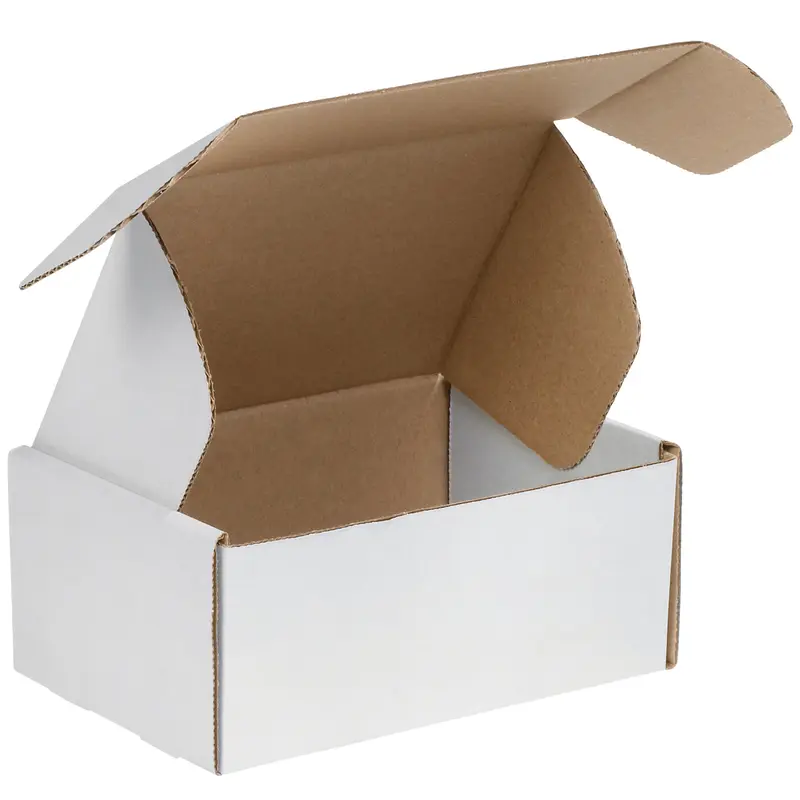 18 x 12 x 6 White Deluxe Literature Mailers 25/Bundle