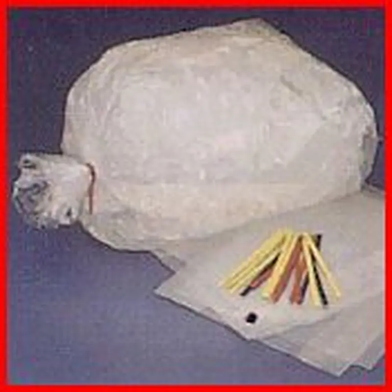 18 x 36 (3 mil) Clear EVA Ice Bags (50 lb. max) 250/Case