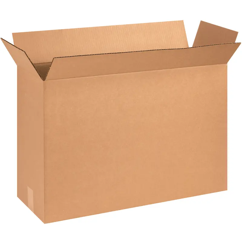 25 1/8 x 8 3/8 x 17 1/2 Corrugated Boxes 15/Bundle