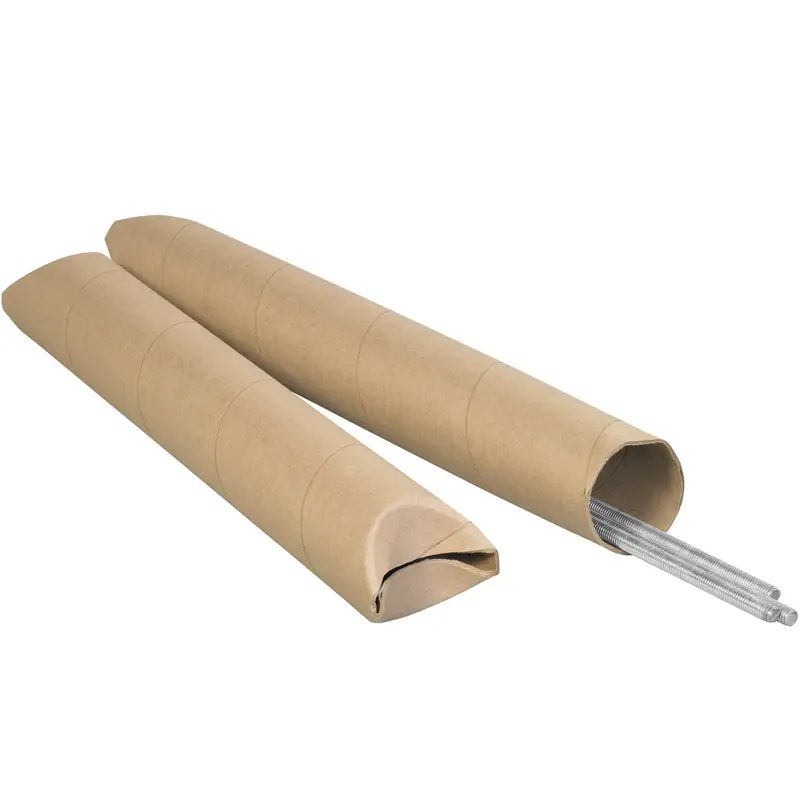 3 x 15 Kraft Crimped End Mailing Tubes .070 Gauge 24/Case
