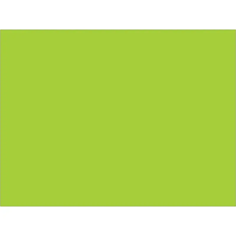 3 x 4" Fluorescent Green Inventory Rectangle Labels 500/Roll