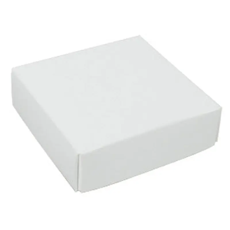 3-11/16 x 3-11/16 x 1-1/8 White 3 oz. Square Candy Box LID 250/Case
