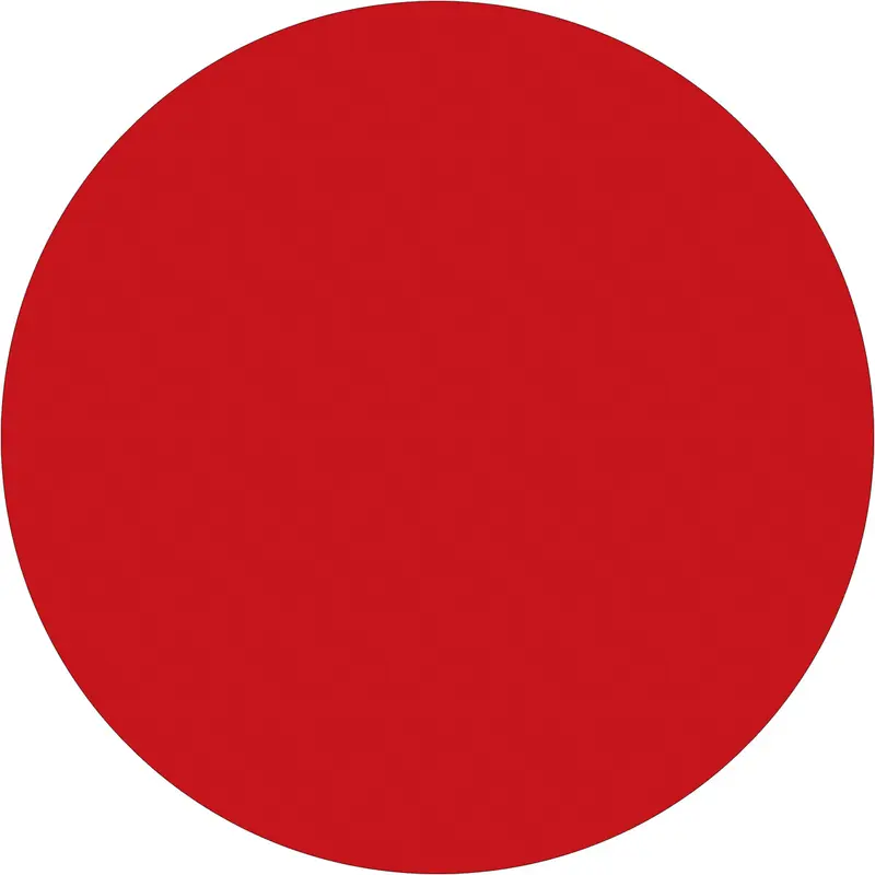3/4" Red Inventory Circle Labels 1000/Roll