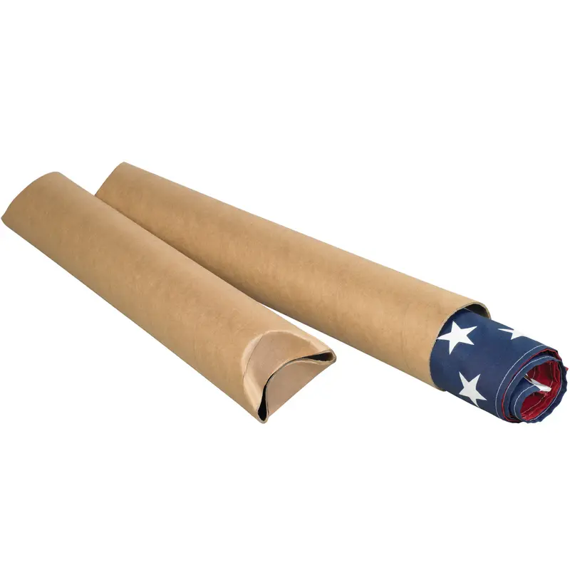 4 x 15 Kraft Crimped End Mailing Tubes .080 Gauge 15/Case