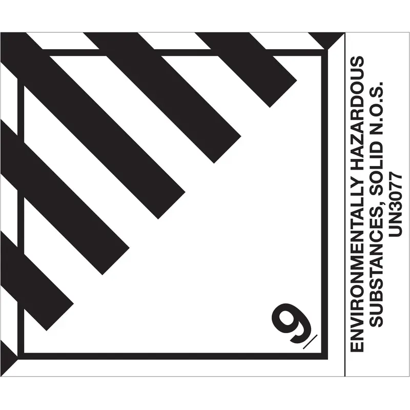 4 x 4 3/4" - "Env Haz Sub, Solid" Labels 500/Roll
