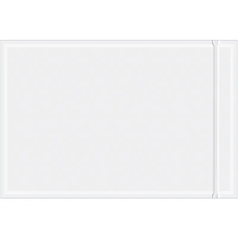 4 x 6 (2 mil) Reclosable Poly Bags w/ Adhesive Back 1000/Case
