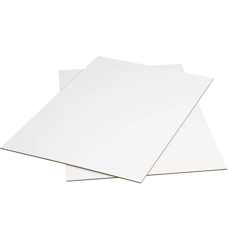 42 x 42 White Corrugated Sheets 5/Bundle