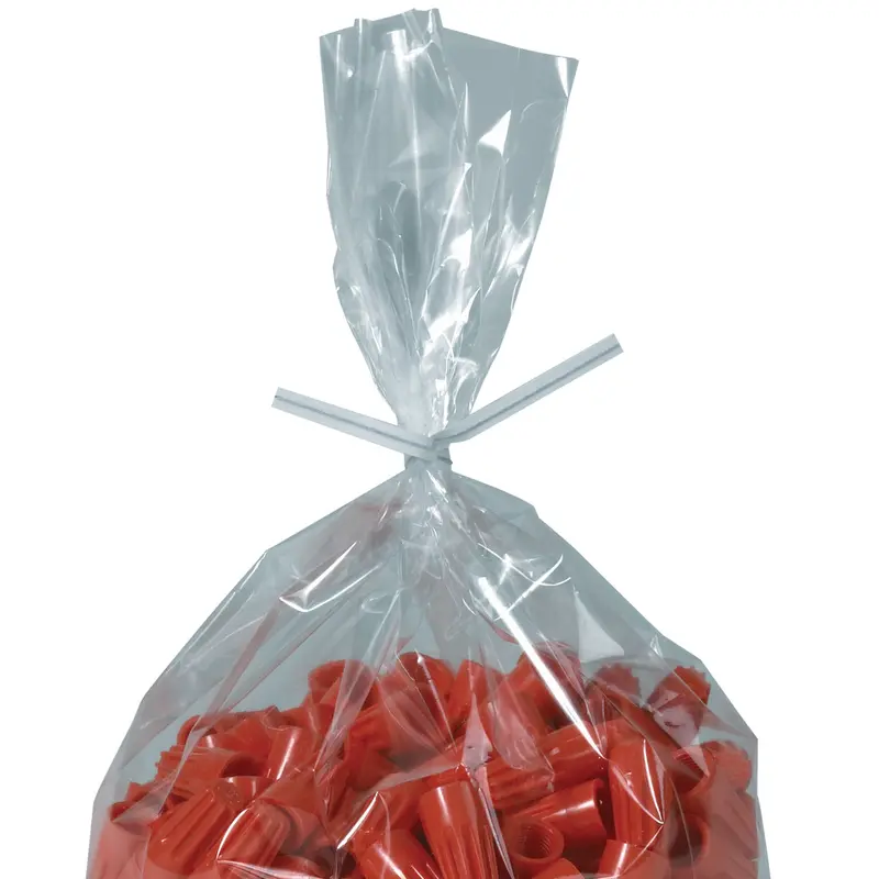 5 x 5/32 White Paper Twist Ties 2000/Case