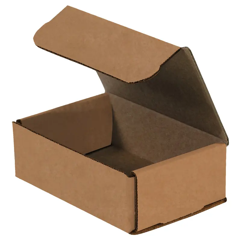 6 1/2 x 4 1/2 x 2 1/2 Brown Corrugated Mailers 50/Bundle