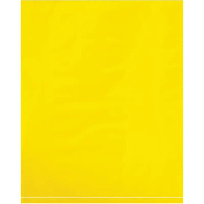 8 x 10 - 2 Mil Yellow Flat Poly Bags 1000/Case