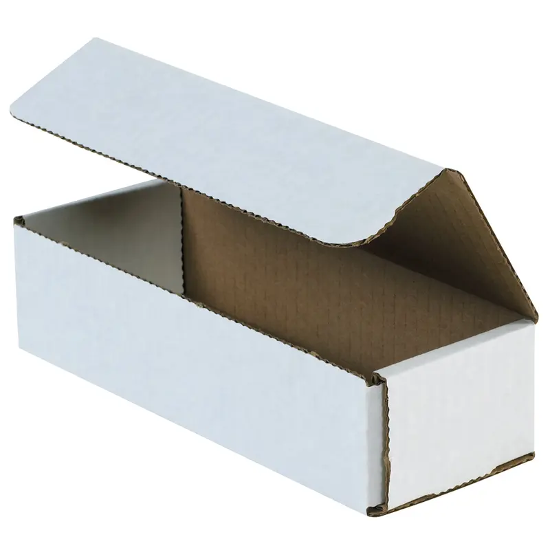 8 x 2 x 2 White Corrugated Mailers  50/Bundle