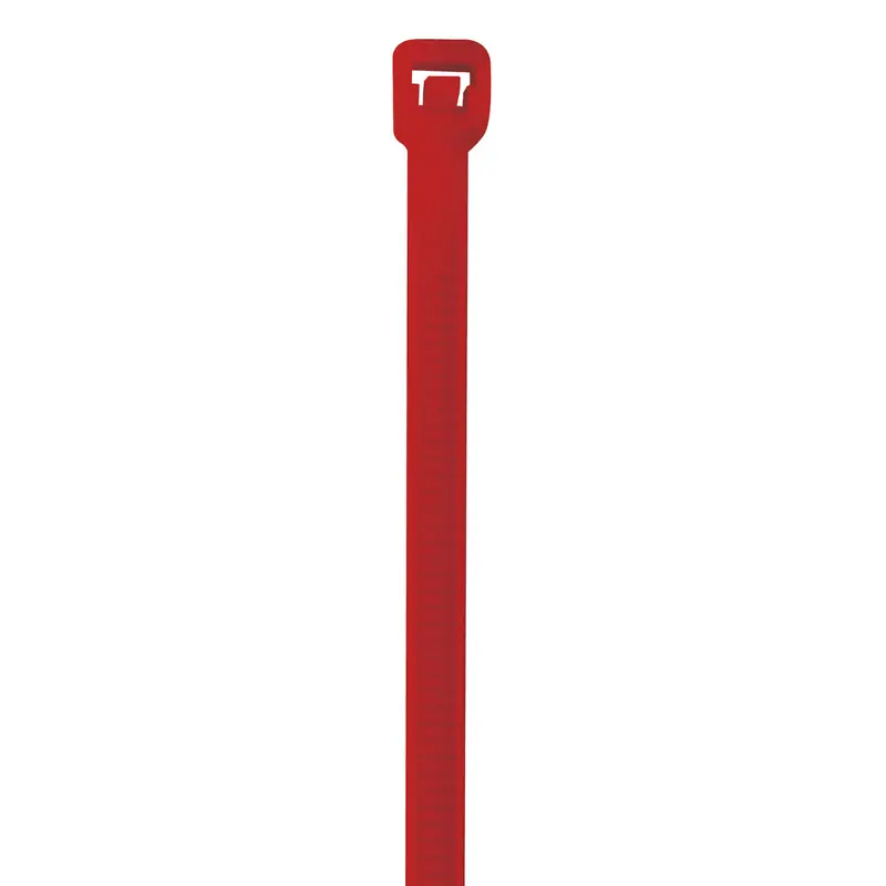 8" (40 lb Tensile) Red Cable Ties 1000/Case