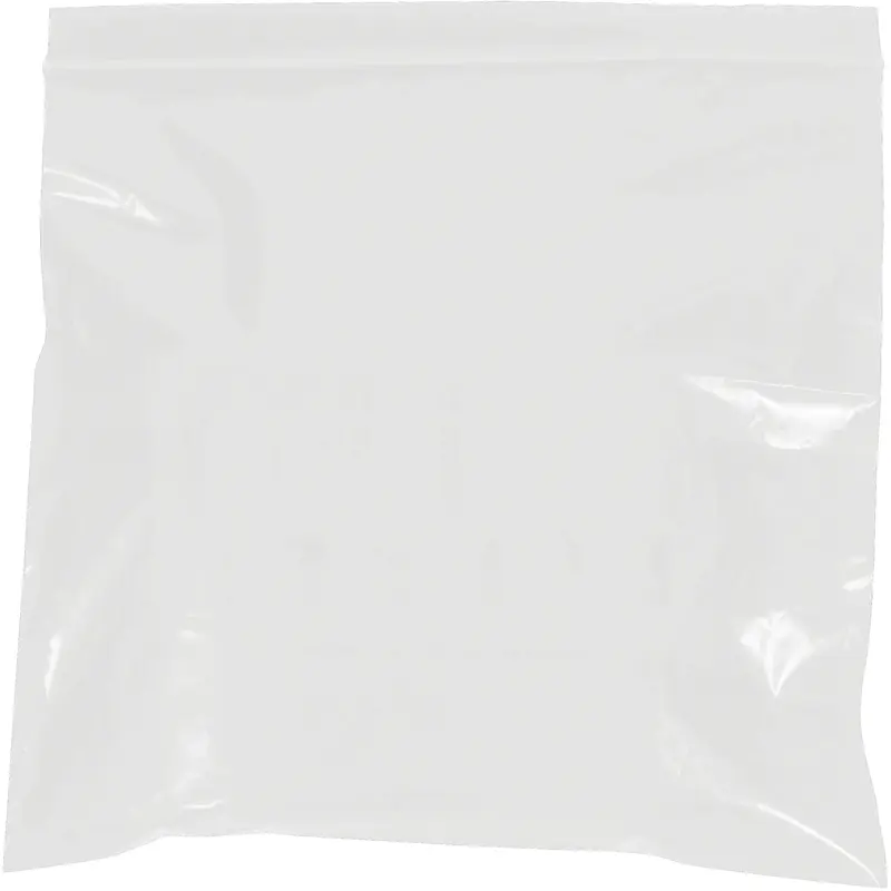 8 x 10 - 2 Mil White Reclosable Poly Bags 1000/Case