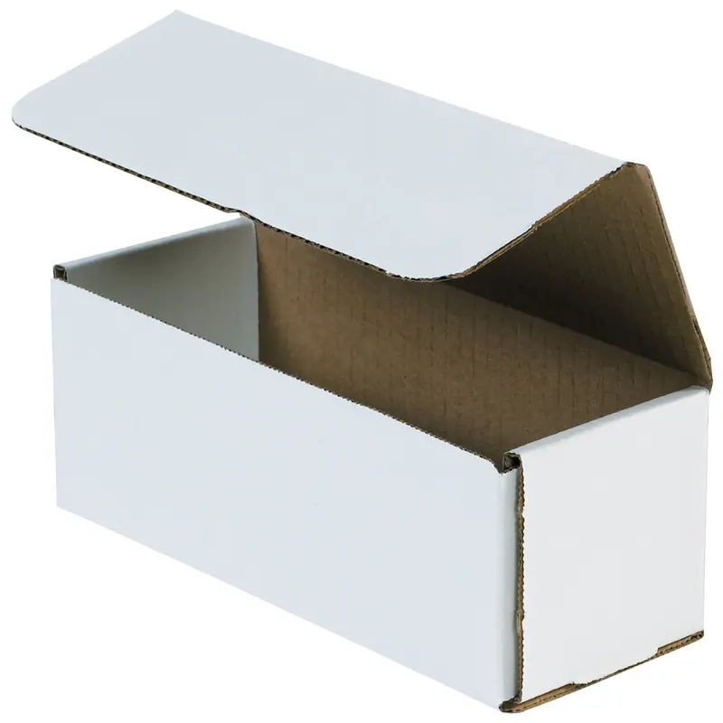 8 x 3 x 3 White Corrugated Mailers  50/Bundle