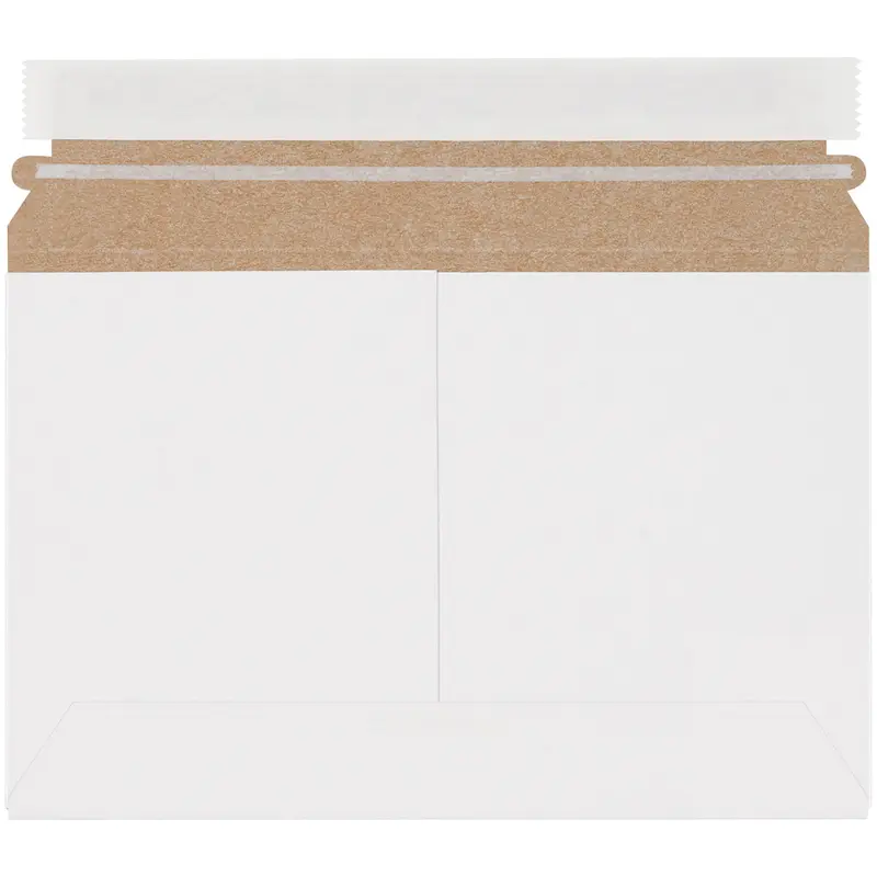 9 1/2 x 6 White Utility Grade Flat Mailers 200/Case