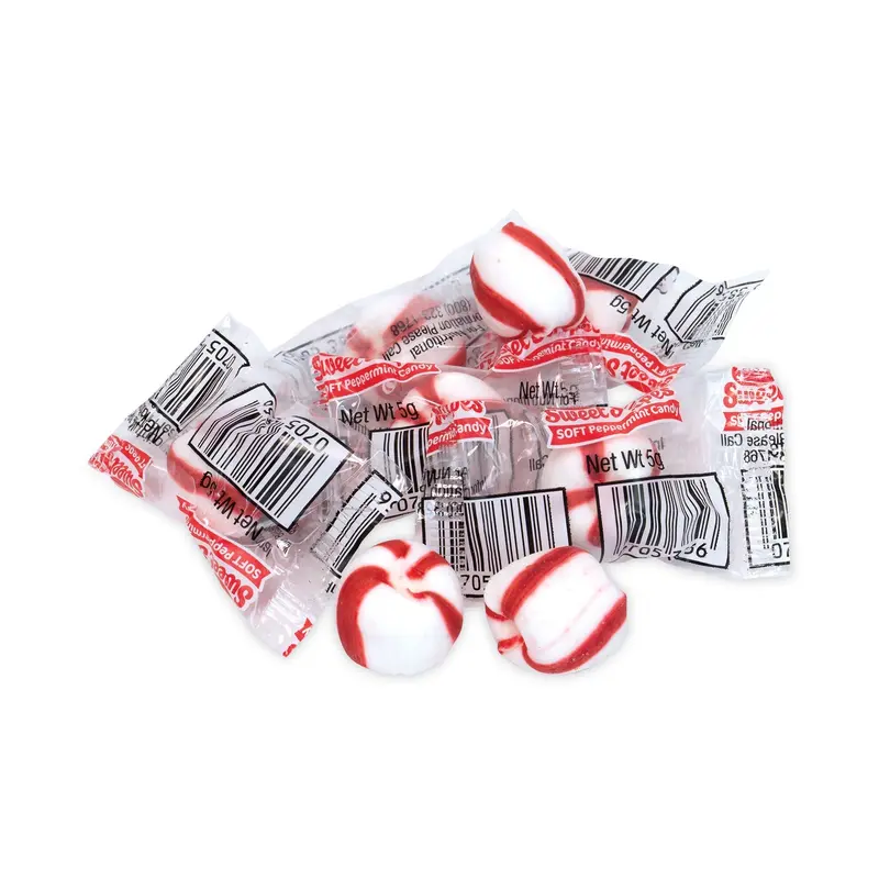 Bobs Sweet Stripes Soft Candy, Peppermint, 28 oz Tub