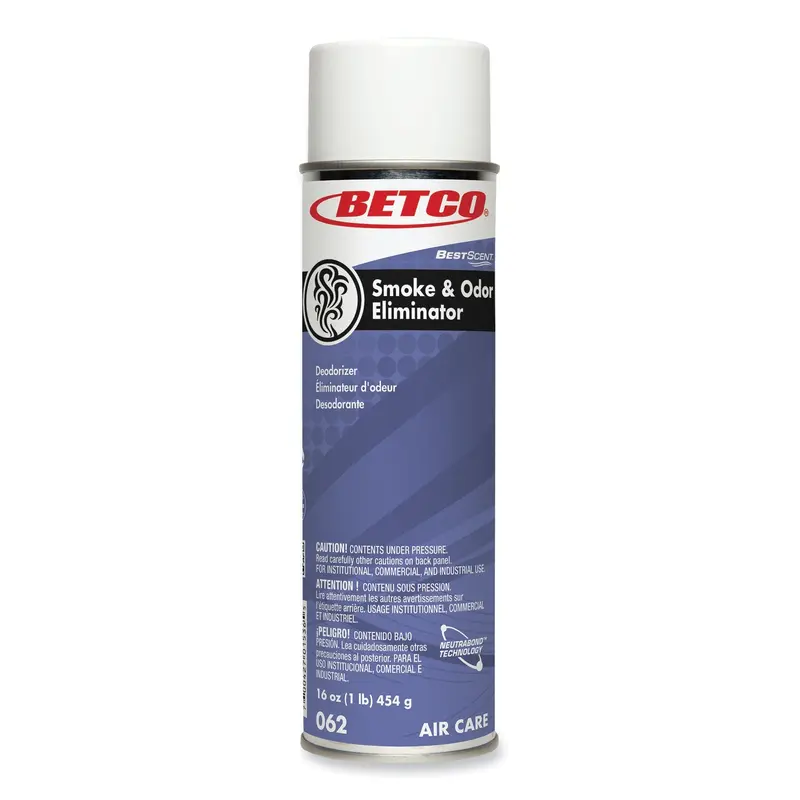 BestScent Smoke and Odor Eliminator Aerosol, Fruit/Floral Scent, 16 oz Aerosol Can, 12/Carton