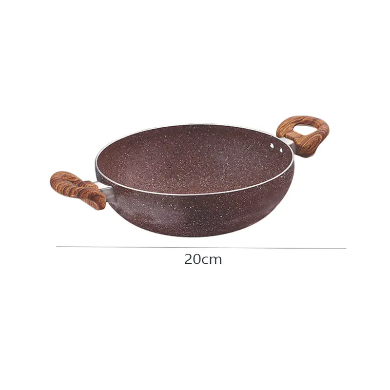 (net) Stewpot Granite Non Stick Stone 20 cmBrown