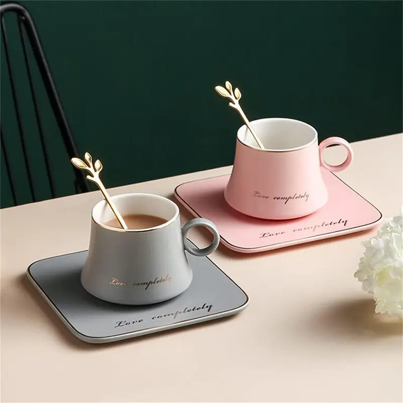 (Net) Artisan Hand-Painted Ceramic CupDark Green