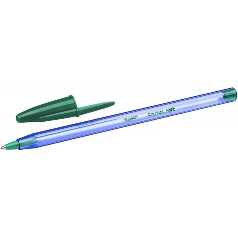(NET) Bic Cristal Soft Pen / Green