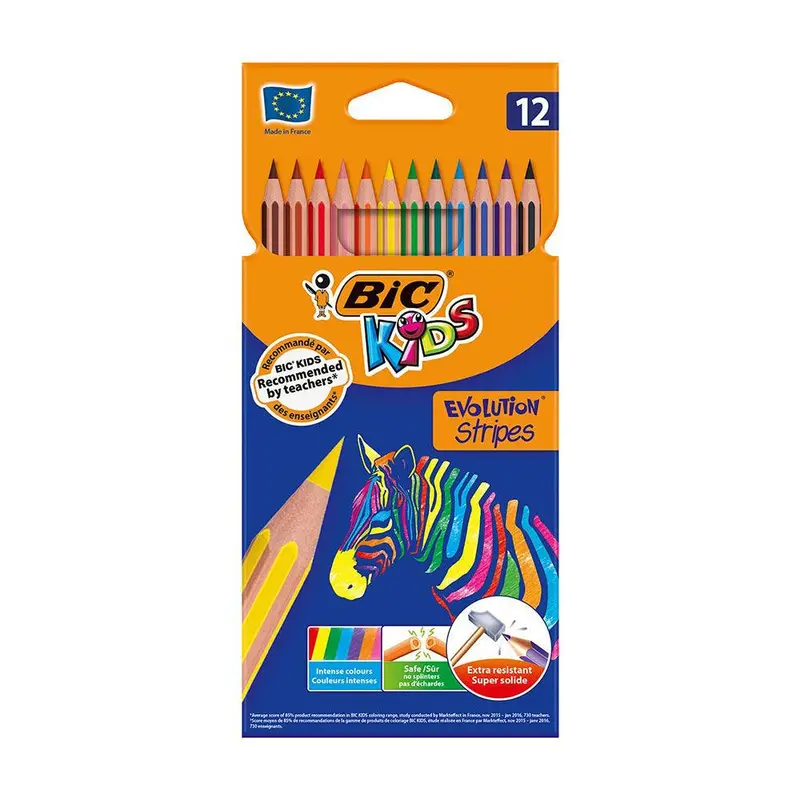 (NET) Bic Kids 12 Pieces Dry Paint