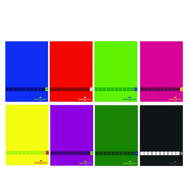 (NET) Faber-Castell Univ. Book  A4 Spiral 144sh  70g Lined Engl.