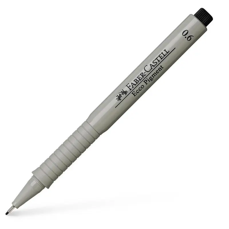 (NET) Faber Castell Ecco Pigment Pen Black / 0.60mm
