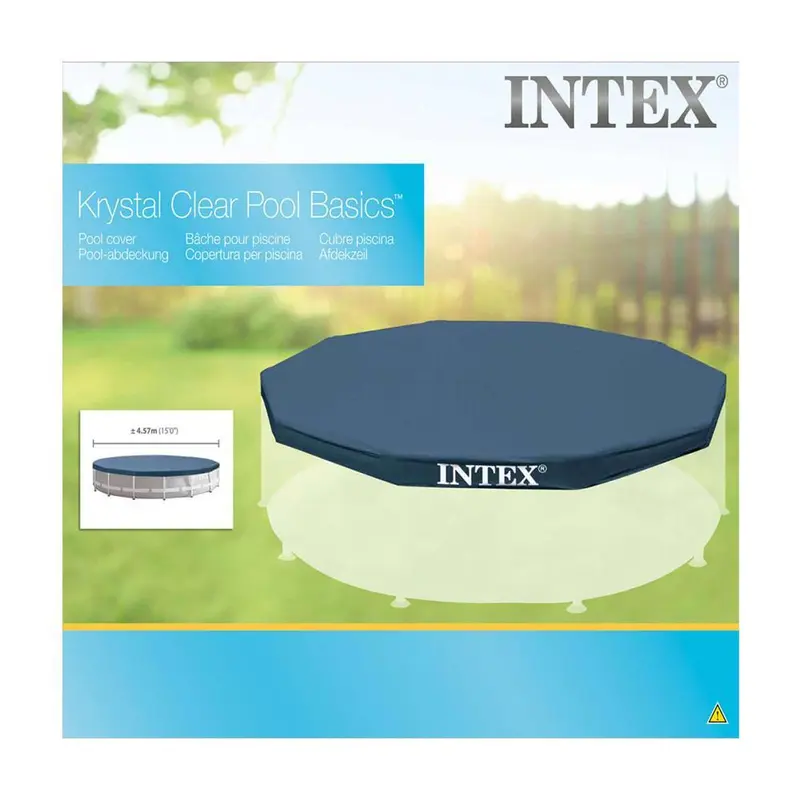 (NET) Intex 28032 Swimming Pool Round protective cover Diameter 4.6 meters