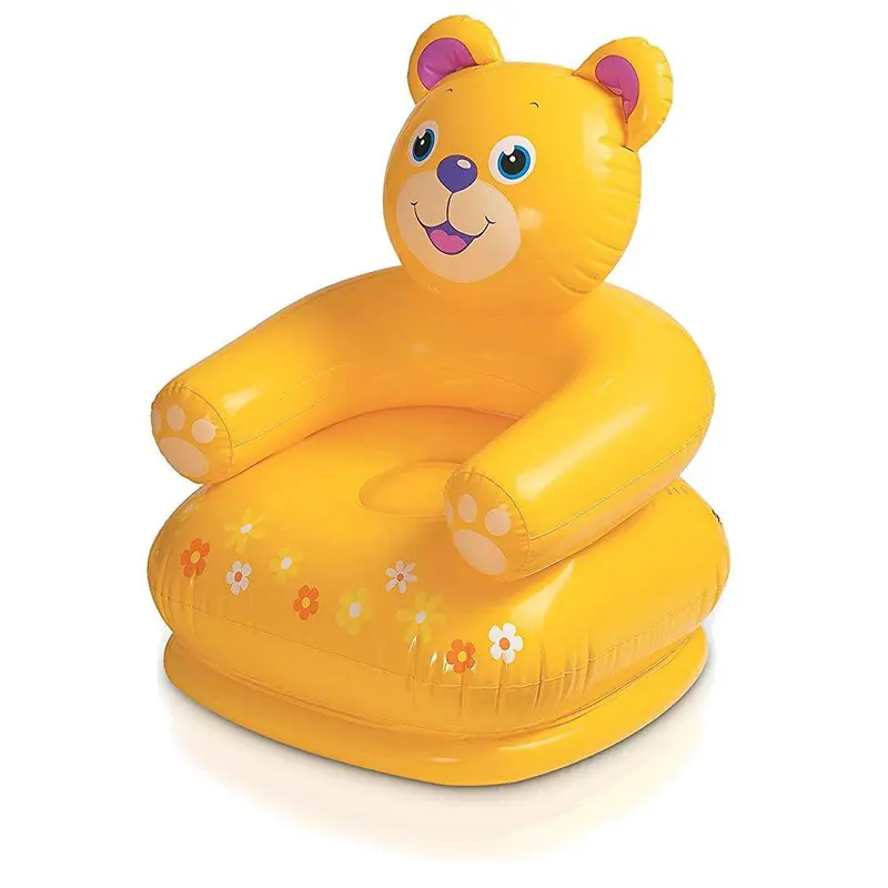 (NET) Intex 68556 Inflatable Happy Animal Chair for kidsHippopotamus