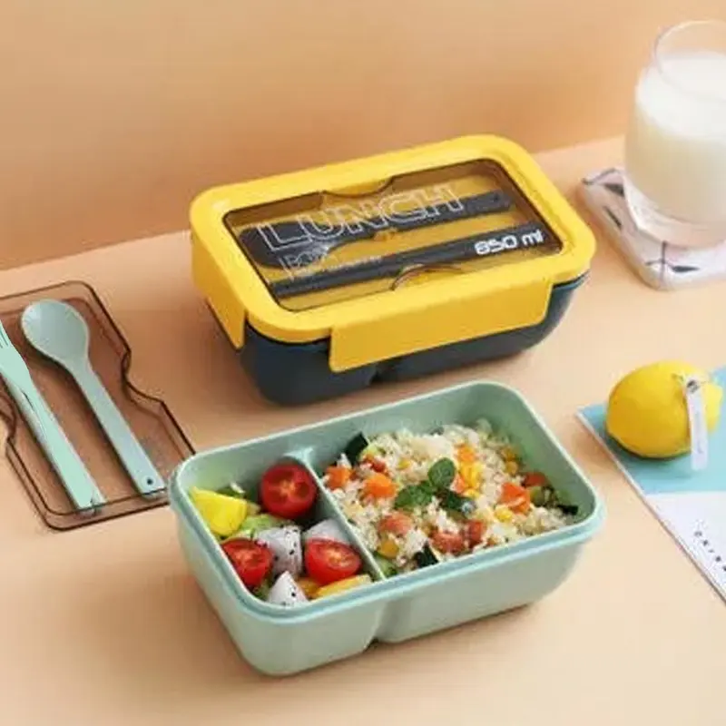 (net) Lunch Box, Leakproof,Food Container Cutlery Set, Bpa Free, Microwave Dishwasher Safe Meal Prep Containers / 78913Petrol