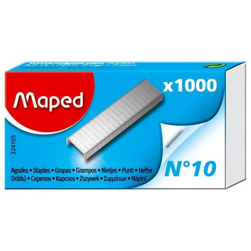 (NET) Maped Staples for Stapler No.10 1000pcs / 241053