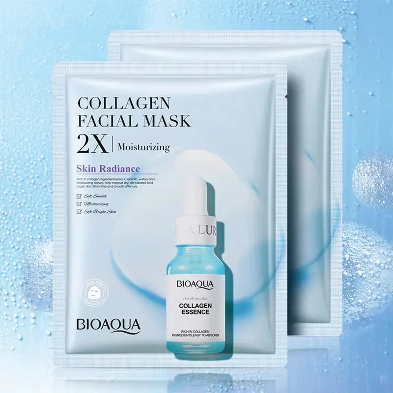 (NET) Natural organic hyaluronic acid Moisturizing whitening vitamin c sheet mask Brightening Facial skin care face-pack/379058Vitamin C