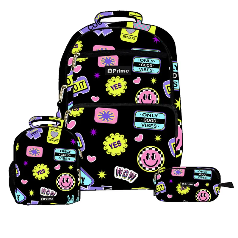 (NET) Prime Backpack Set Of 3 Pcs / P25-13