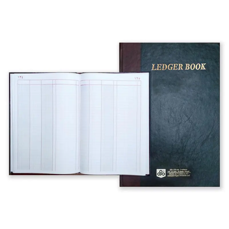 (NET) Opp Ledger Book Binded 90g 96 Sheets Hard Cover 25 x 35 cm