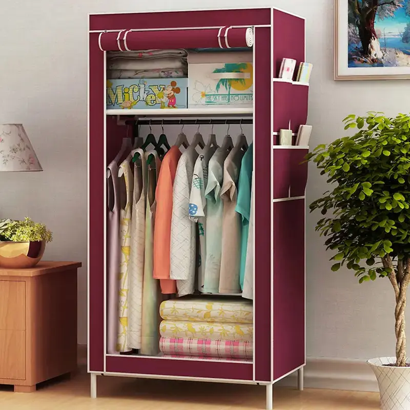 (Net) Quality Wardrobe, Assembly and Disassembly instructions For Wardrobe With Circle Pipe With Cover / KN-170 / A-158Navy