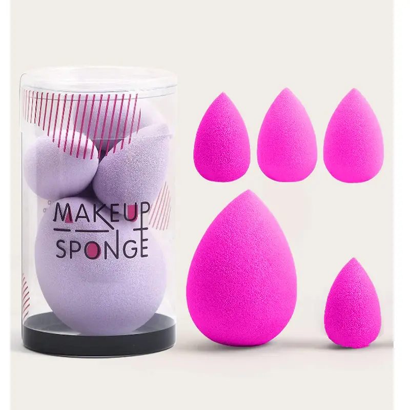 (NET) Set Makeup Sponge Blender MakeupFushia