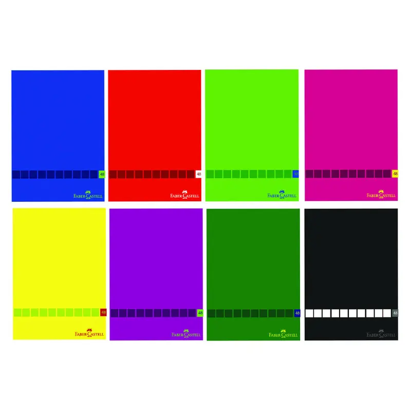 (NET)Faber-Castell Univ. Polyp A4 Spiral  96sh  70g Sqrd.