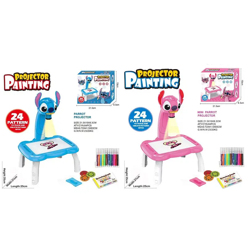 (net) Stitch Projector PaintingBlue