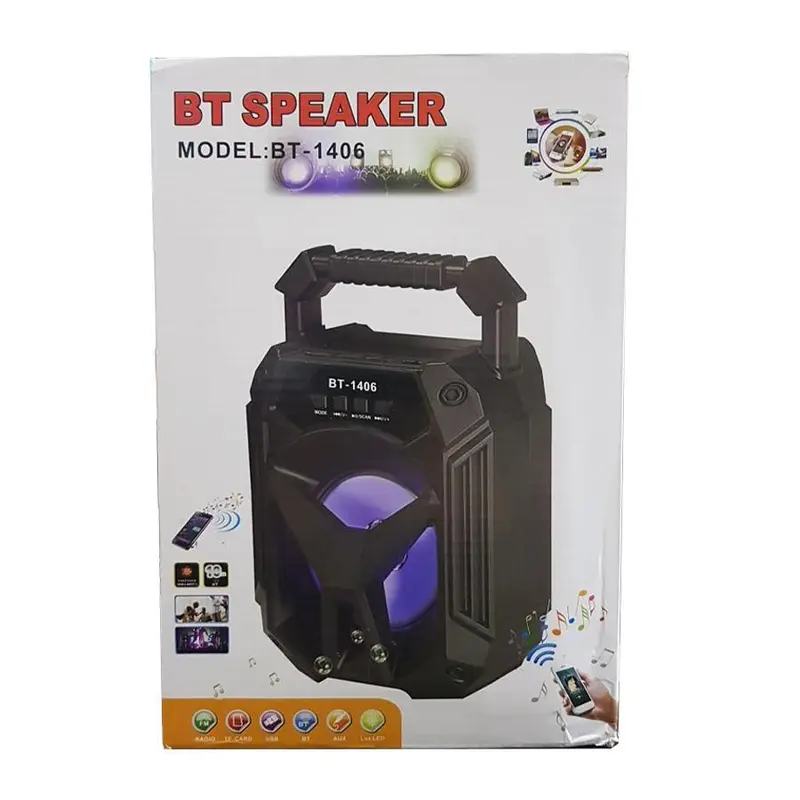 **(Net)**BT-1406 Wireless Speaker with LED